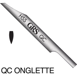 GRS - #4/0 Qc Hss Onglette Graver 1.24 mm