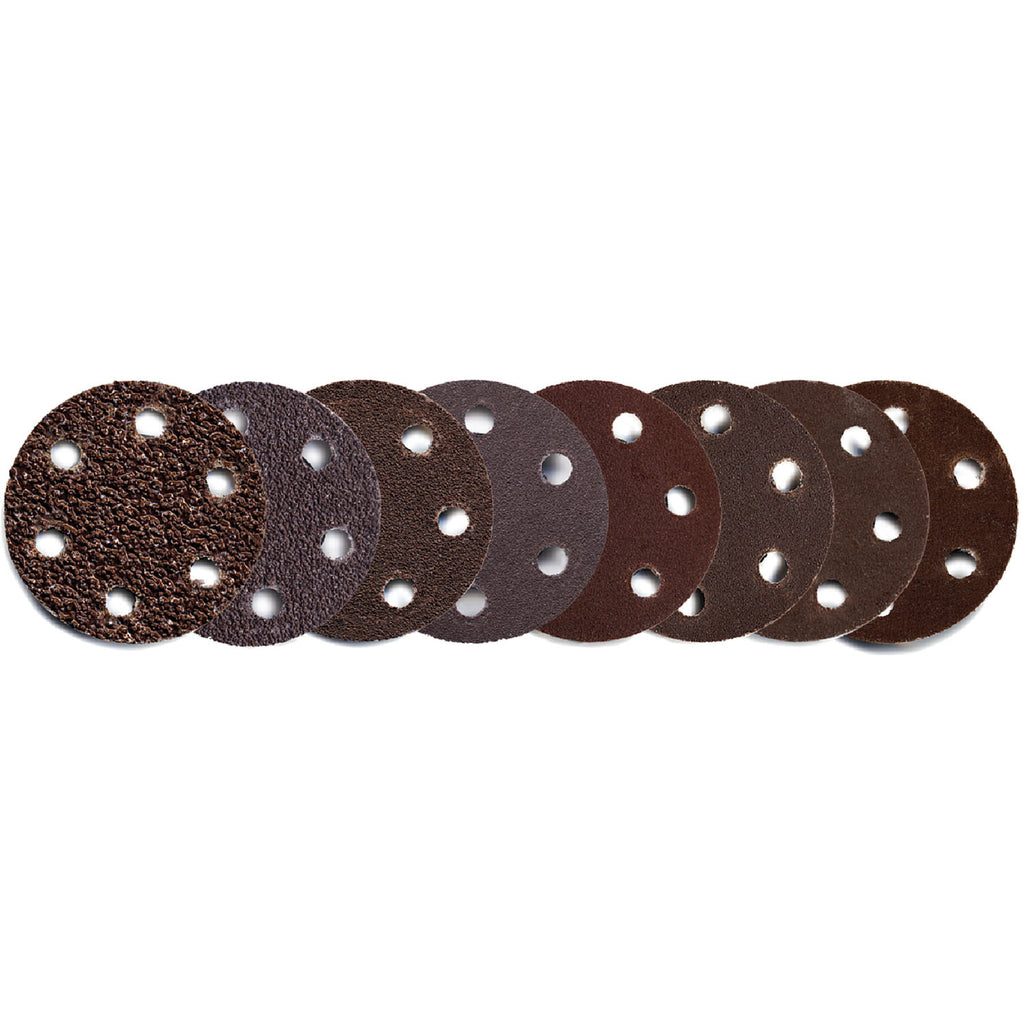 Aluminum Oxide ScrewLok Sandpaper Assortment pack 2 ea. 24, 40, 80