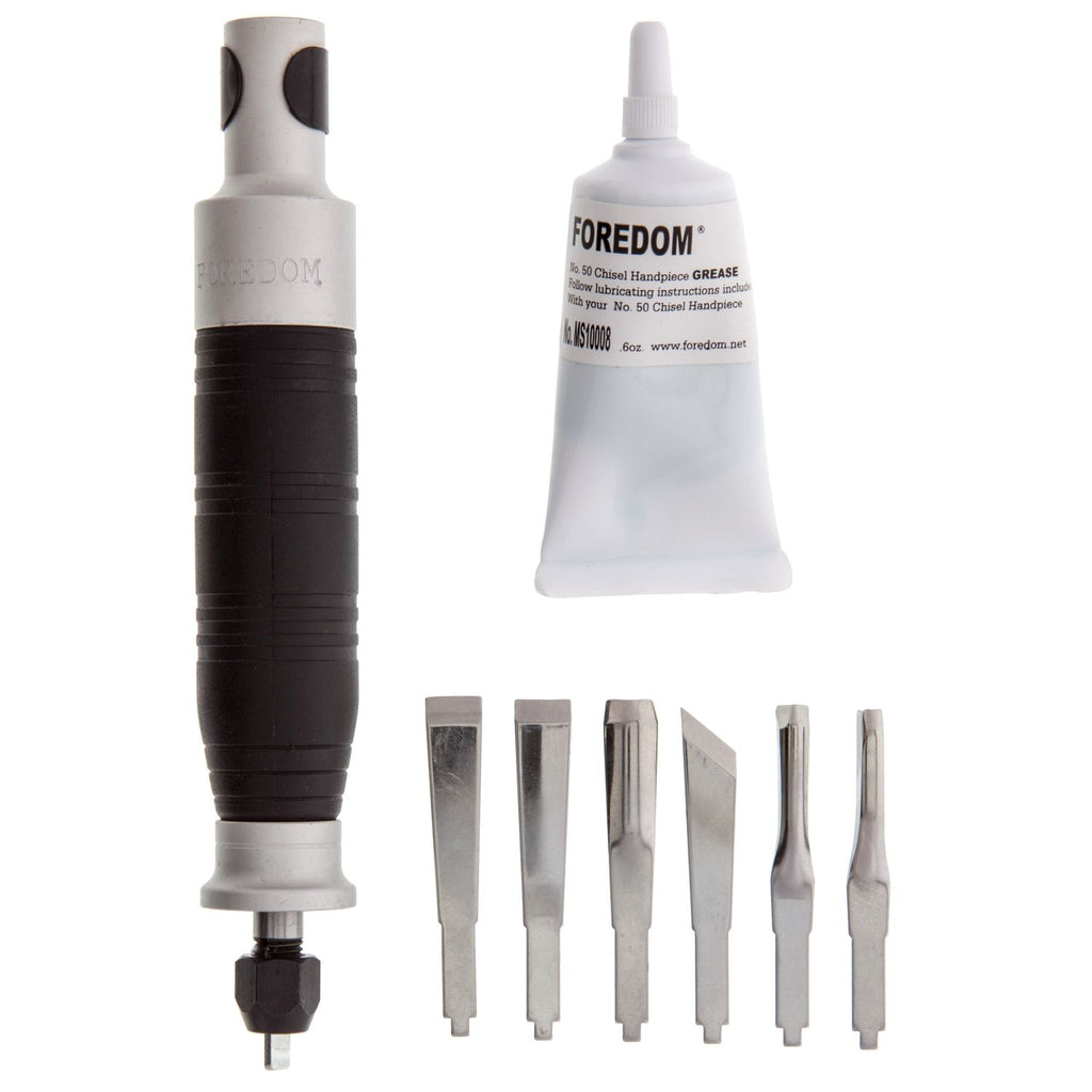 Foredom H.50C Power Chisel Set – Includes Handpiece & 6 Chisels For Wood Carving