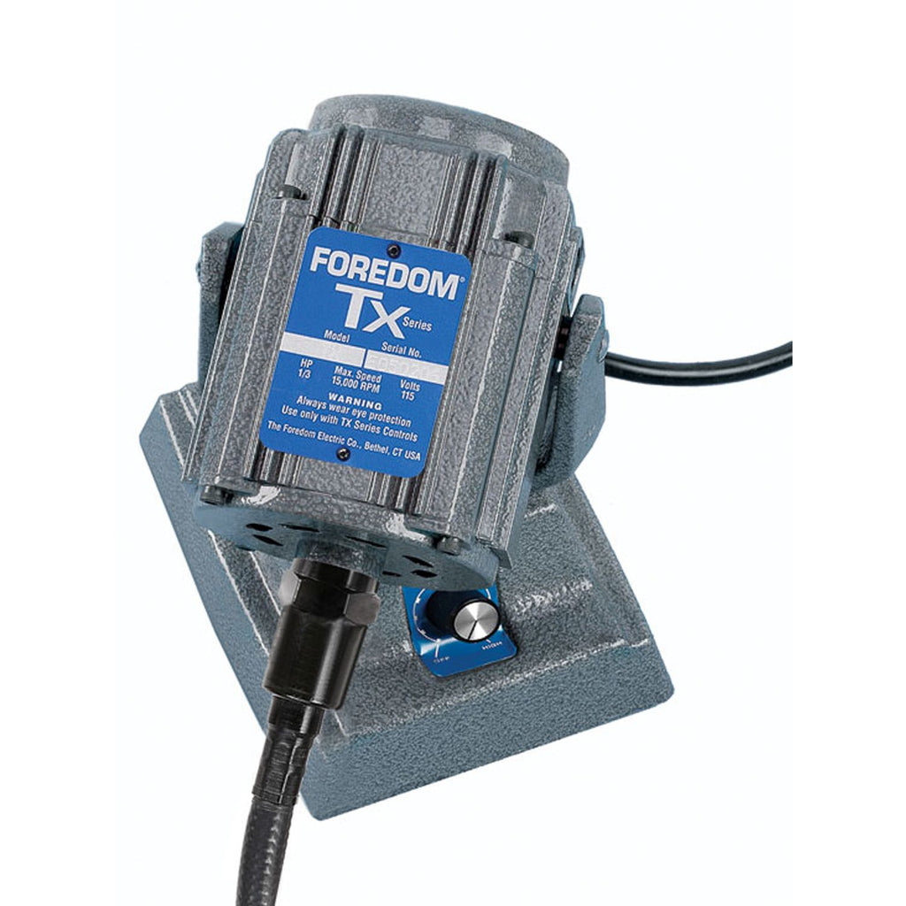 1/3 hp TXM Bench Mount Motor with 60” Square Drive Heavy Duty
