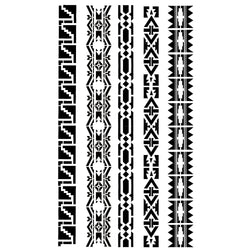 Rolling Mill Pattern, Indian Designs of the Americas (4” X 7”) by RMR