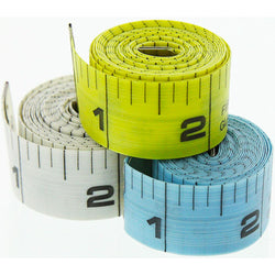 Tape Measure - Tailor's, 5ft(60”), 36 Pc Display