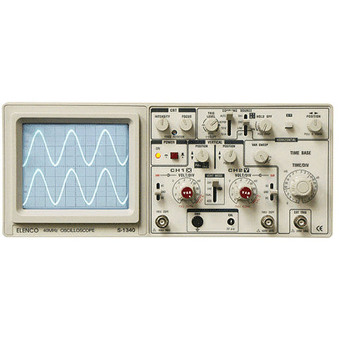 Ociliscope 40MHz Delayed Sweep Z Modulation Component Tester