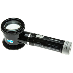 Flashlight Magnifier 50MM Lens, 5x Uses 2”D” Cells