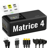Battery Charging Dock for DJI Matrice 4T / 4E & LKTOP 200W Charger – Freestanding or Mounts to DJI Power 1000 & 2000 (Dock Only or Dock + OEM LKTOP Charger)