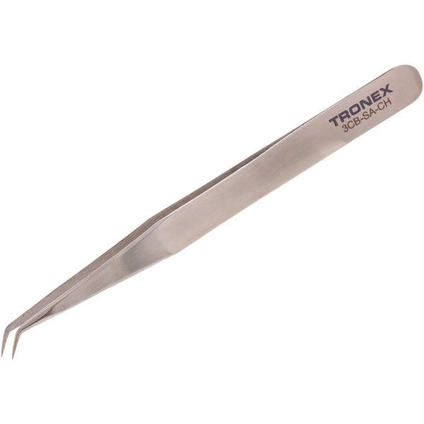 Tweezers - Tronex 3CB SS Bent Tip, Very Fine
