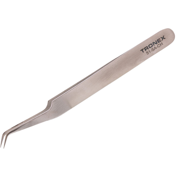 Tweezers - Tronex 51 SS Bent, Very Fine