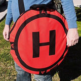 Hoodman 5 Foot Weighted UAV Drone Landing Pad