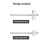 Beslands 6 Pc Telescoping Gage Set, 5/16" - 6" Range, T-Bore Hole Gauges Set (5/16" to 6")