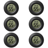 6-Pack Mini Hygrometer Thermometer Digital LCD Monitor Indoor/Outdoor Humidity Meter