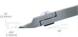 Cutter - Large Oval Relief, Semi-Flush, Standard Handle