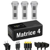 LKTOP 200W Smart Three-Way Charger for DJI M4T/4E