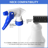 6 Pack Universal Spray Bottle Replacement Nozzle, Mist & Stream Trigger Sprayer