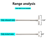 Beslands 6 Pc Telescoping Gage Set, 5/16" - 6" Range, T-Bore Hole Gauges Set (5/16" to 6")