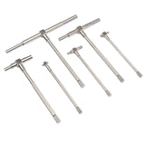 Beslands 6 Pc Telescoping Gage Set, 5/16" - 6" Range, T-Bore Hole Gauges Set (5/16" to 6")