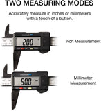 NEIKO 01409A 12” Electronic Digital Caliper | Extra Large Display | 0-12 Inches