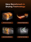 Creality Filament Dryer Box 4 Spools, Space Pi X4 Filament Storage Box, 200W PTC Heats Up to 85°C