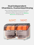 Creality Filament Dryer Box 4 Spools, Space Pi X4 Filament Storage Box, 200W PTC Heats Up to 85°C