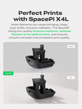 Creality Filament Dryer Box 4 Spools, Space Pi X4 Filament Storage Box, 200W PTC Heats Up to 85°C