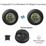 6-Pack Mini Hygrometer Thermometer Digital LCD Monitor Indoor/Outdoor Humidity Meter