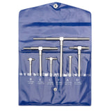 Beslands 6 Pc Telescoping Gage Set, 5/16" - 6" Range, T-Bore Hole Gauges Set (5/16" to 6")
