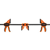 Jorgensen 24" One Hand Clamp/Spreader - 2-pack, Medium Duty, E-Z Hold Bar Clamps Set