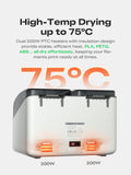 Creality Filament Dryer Box 4 Spools, Space Pi X4 Filament Storage Box, 200W PTC Heats Up to 85°C