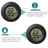 6-Pack Mini Hygrometer Thermometer Digital LCD Monitor Indoor/Outdoor Humidity Meter