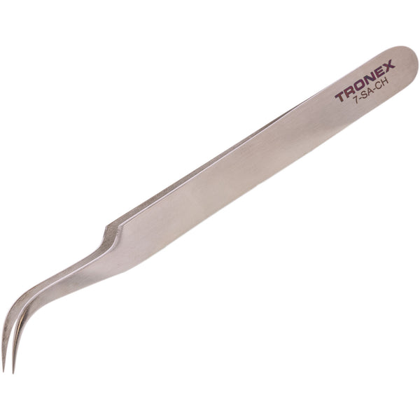Tweezers - Tronex 7 SS Curved Tip, Very Fine