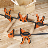 Jorgensen 24" One Hand Clamp/Spreader - 2-pack, Medium Duty, E-Z Hold Bar Clamps Set