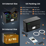 SUNLU Official 3D Printer Filament Dryer S4, 4 Spools Capacity, 350W PTC Heater, 70℃ Max