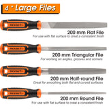 25Pcs Metal File Set, Premium Grade T12 Drop Forged Alloy Steel