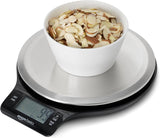 Digital Kitchen Scale with LCD Display,Weighs up to 11 pounds, Black and Stainless Steel