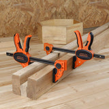 Jorgensen 24" One Hand Clamp/Spreader - 2-pack, Medium Duty, E-Z Hold Bar Clamps Set
