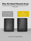 Creality Filament Dryer Box 4 Spools, Space Pi X4 Filament Storage Box, 200W PTC Heats Up to 85°C