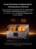 Creality Filament Dryer Box 4 Spools, Space Pi X4 Filament Storage Box, 200W PTC Heats Up to 85°C