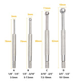 Beslands 6 Pc Telescoping Gage Set, 5/16" - 6" Range, T-Bore Hole Gauges Set (5/16" to 6")