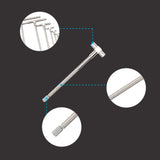 Beslands 6 Pc Telescoping Gage Set, 5/16" - 6" Range, T-Bore Hole Gauges Set (5/16" to 6")