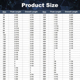 COMOWARE 60pcs Number Drill Bit Set, Wire Gauge #1 to #60, HSS M2 Drill Bit, 135° Split Point
