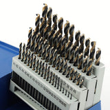 COMOWARE 60pcs Number Drill Bit Set, Wire Gauge #1 to #60, HSS M2 Drill Bit, 135° Split Point