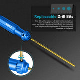 Set of 4 Hexagonal Screwdrivers Made of Titanium Nitride with Colored Handles.1.5, 2, 2.5 and 3mm.