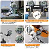 Neoteck DTI Electronic Digital Dial Indicator 1 inch/25.4 mm Resolution: 0.0005 inch/0.01mm