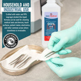 99% Isopropyl Alcohol 99 Percent, Rubbing Alcohol 99 Percent 16 oz. Bottle