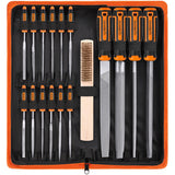 25Pcs Metal File Set, Premium Grade T12 Drop Forged Alloy Steel