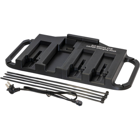 Battery Charging Dock for DJI Matrice 4T / 4E & LKTOP 300W Charger – Freestanding or Mounts to DJI Power 1000 & 2000 (Dock Only or Dock + OEM LKTOP Charger) (Copy)