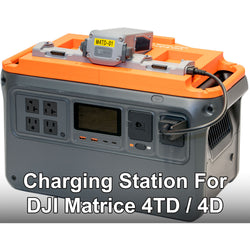 Battery Charging Dock for DJI Matrice 4D / 4TD – Freestanding or Mounts to DJI Power 1000 & 2000 (Dock Only or Dock + OEM Charging Hub)