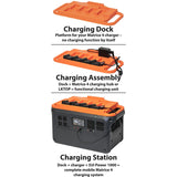 Battery Charging Dock for DJI Matrice 4T / 4E & LKTOP 300W Charger – Freestanding or Mounts to DJI Power 1000 & 2000 (Dock Only or Dock + OEM LKTOP Charger) (Copy)