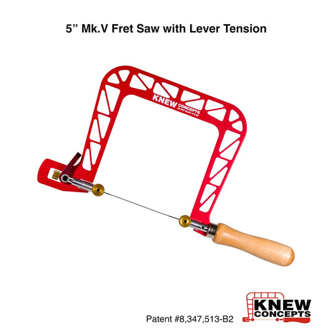Knew Concepts 5" Mk.V Fret Saw with Lever Tension