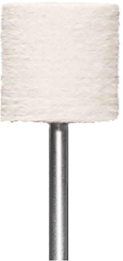 Foredom A-MP8M Mounted Felt Bob – Medium Density, 3/4" x 3/4"