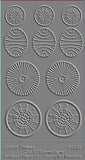 Rolling Mill Pattern, Diatom Shapes (2” X 3.5”) by RMR
